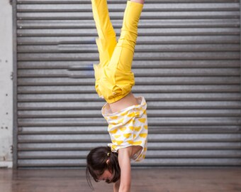 GOTS organic cotton harem pants