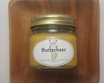 Butterbeer // Soy Wax Candle // Vegan // Eco-Friendly // Harry Potter Inspired