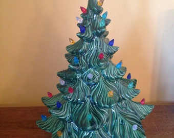 Ceramic Lighted Christmas Tree