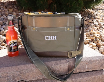 Insulated Cooler Bags Monogrammed with Name or Initials-Cooler Bags for Gameday or Everyday-Great Graduation or Father's Day Gift
