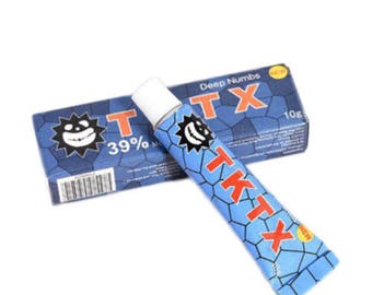 TKTX 39% Stronger BLUE Numbing Tattoo Body Anesthetic Fast Skin Numb Cream UK