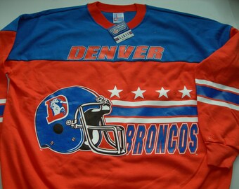 Denver Broncos vintage NFL football sweatshirt by Garan made in the USA New with tags