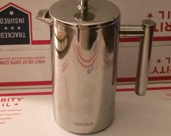 Secura Stainless Steel French Press Coffee Maker 18/10 Stainless Steel Screen