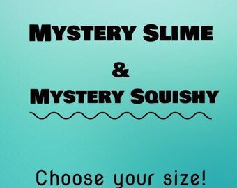 Mystery Slime & Mystery Squishy! Cloud Slime Butter Slime clear slime crunchy slime popular slime slime shops glitter slimes kawaii squishie