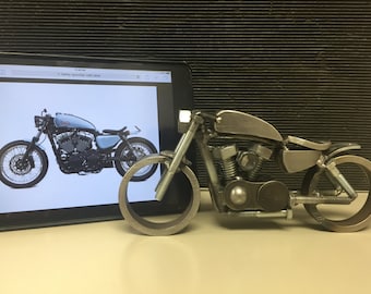 Custom motorcycle sculpture. I'll build your bike!