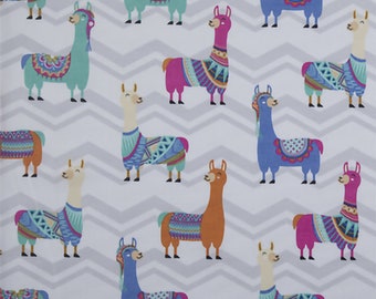Llama fabric duck cotton fabric llama duck fabric fabic by the yard novelty fabric llama duck print duck cotton fabric cotton by the yard