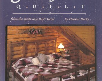 VINTAGE Quilt Books - Star Log Cabin Quilt - Quilting Patterns - Quilt Ideas