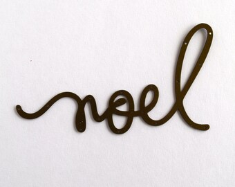 Heidi Swapp Noel Die - Scrapbooking Noel Die - Card Making Noel Die - Christmas Die Cut - DIY Christmas Die - Metal Christmas Die - Big Shot