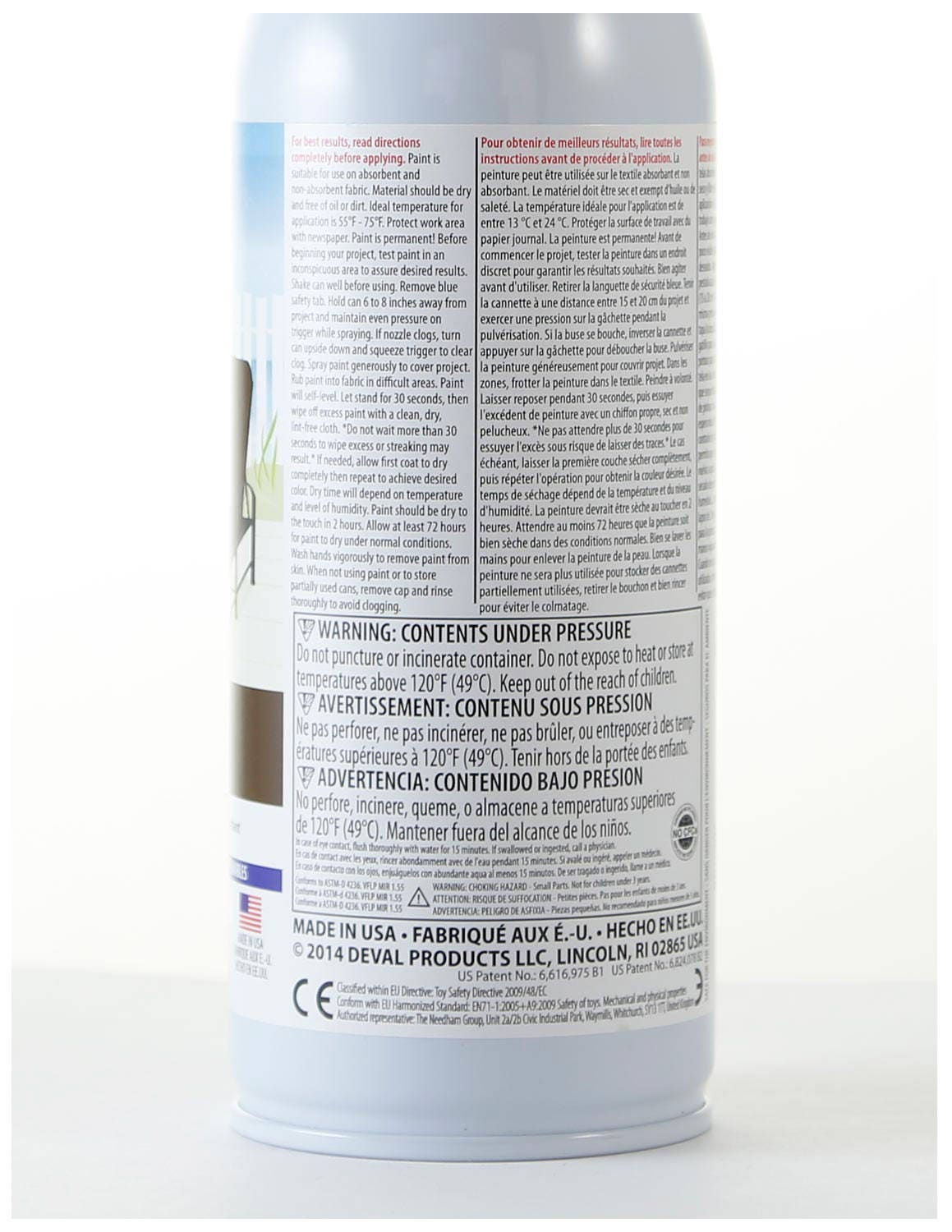 Simply Spray Outdoor Waterproof Fabric Spray Paint BLACK 3 PACK