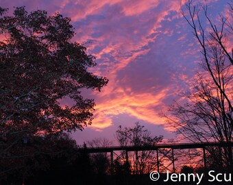 Dusk in the Hudson Valley print