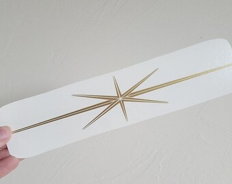 Pyrex Atomic Starburst Decal Sticker