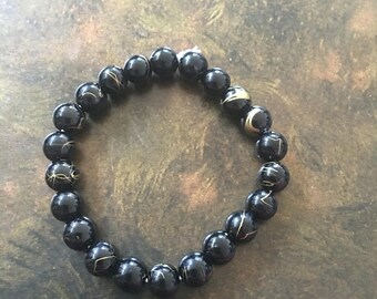 Golden Beaded Bracelets