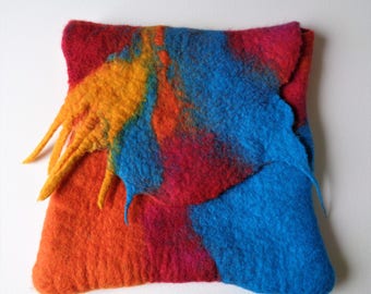 Felt bag, felt bag, purse, cosmetic bag, purse, clutch, bag, jewelry pouch