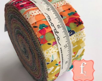Beach Road Jelly Roll - Jen Kingwell 40 Piece COMPLETE - Moda Fabrics
