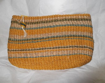 Vintage Straw Evening Bag