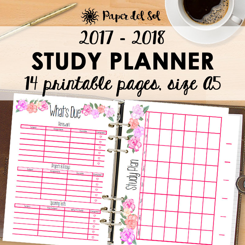 Secondary school homework diary picture