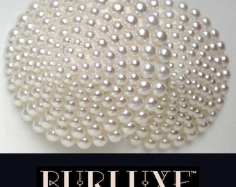 Pearly Queen Burlesque Pasties Pearl Beads Made to Order