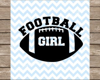 Football Girl svg, Football svg, Sports svg, svg, svg files, svg designs, svg files for cricut, svg silhouette, Football player cut file