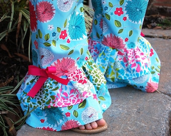 Ruffle pants pattern for girls, ruffle pants pattern for toddlers, ruffle pants pattern babies, seamingly smitten, girls ruffle pants
