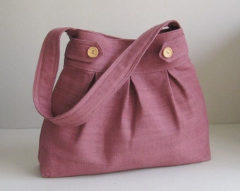 Sale - Mulberry Hemp/Cotton Bag - Messenger / Diaper bag / Tote / Handbag / Shoulder bag / Women - ARROWS