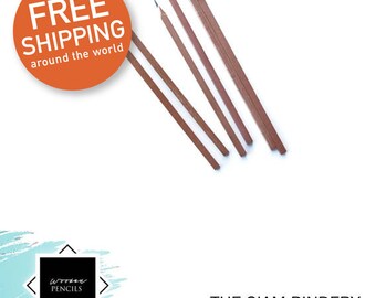 Eco-friendly, wooden square pencils