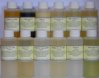 Soap Oils, Lotion Oil, Aloe Vera Oil, Almond Oil, Castor Oil, Coconut Oil, Palm Oil, Glycerin, Grapeseed Oil, Hemp Oil, Jojoba Oil, Walnut