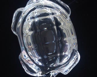 Baccarat Crystal Turtle Figurine