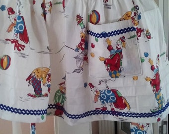 Apron made with vintage fabric