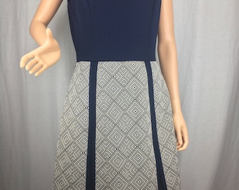 Mod 1970s Sleeveless Dress