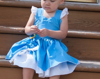 Boutique Quality Handmade Everyday Princess Cinderella Inspired Dress sizes newborn - girls 8