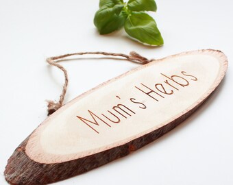 Personalized Natural Door/Wall/Garden Sign