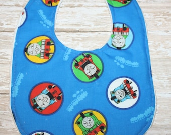 Baby bib-Train Baby Bib-Thomas The Train Bib-Bibs-Sale-Baby bibs-Boy Baby Bib-Cho Cho Baby Bib