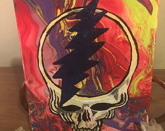Custom GD Stealie Painting
