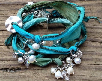 Sea Spray Wrist Wrap/Necklace