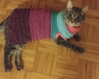 Crochet Cat/Dog/Pet Sweater