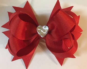 True Red Valentine's Bow