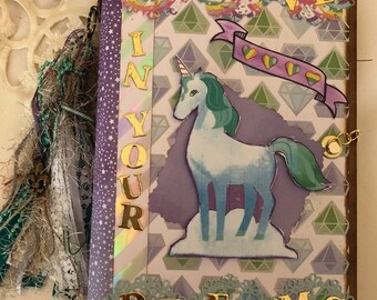 Unicorn Junk Journal w/bonus of Plain Printable Templates