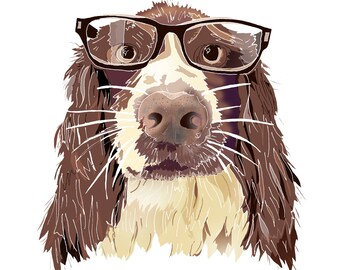 Pet Portrait Illustration, Custom Drawing