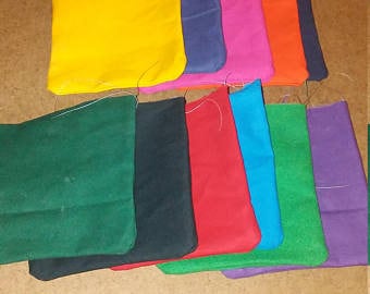 16 unfilled cornhole bags