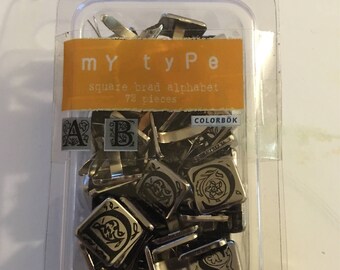 My Type Square Brad Alphabet