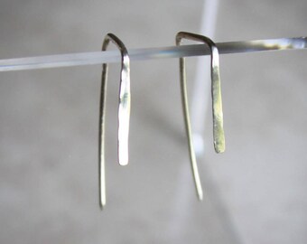 Silver Angle Earrings