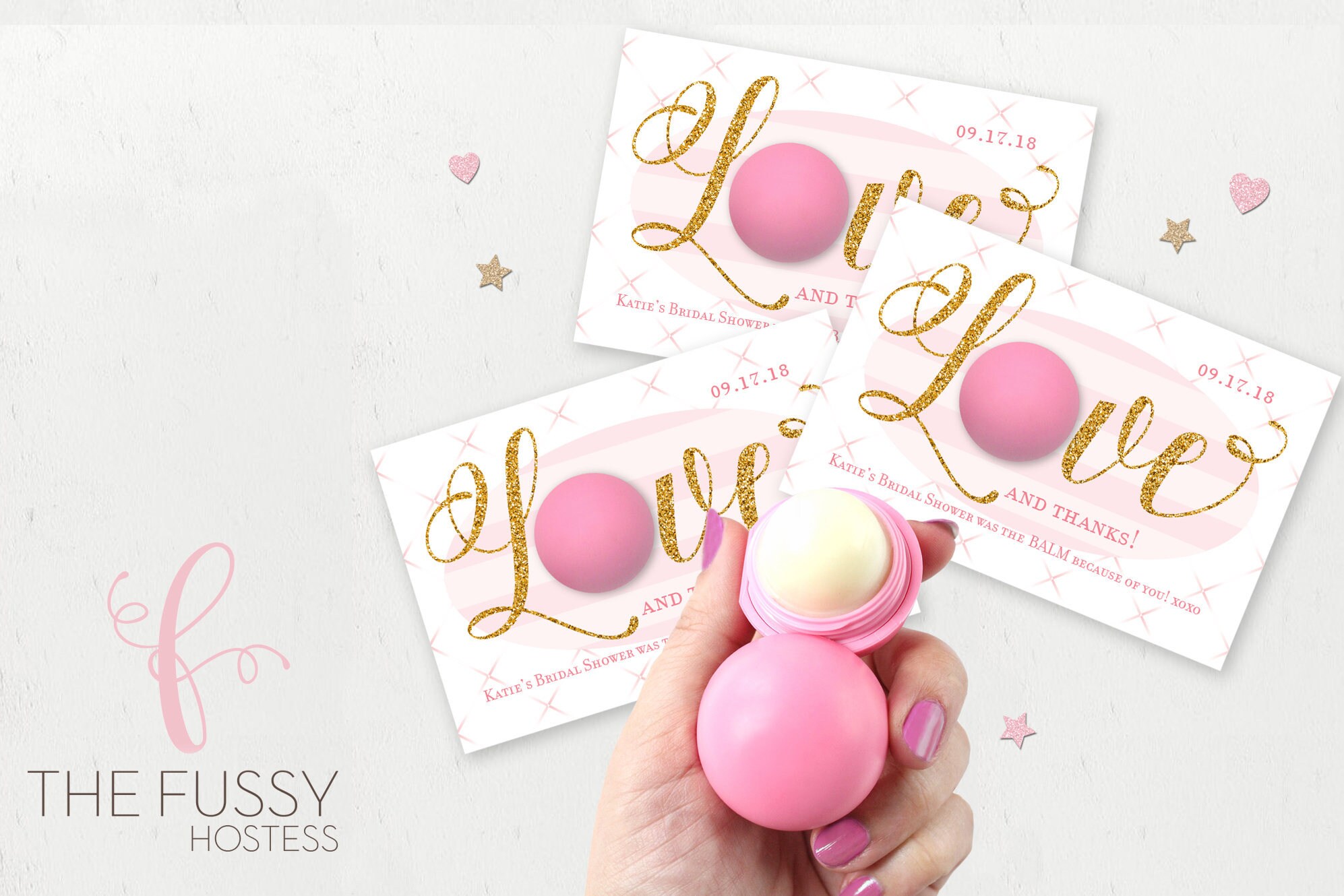 EOS Lip Balm Holders Bridal Shower Favor EOS Bridal Shower