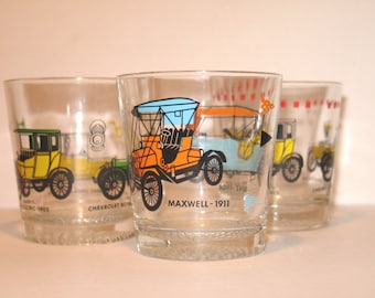 Vintage 70s whiskey glasses