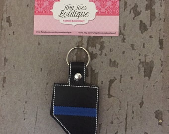 Nevada Thin Blue Line Key Chain