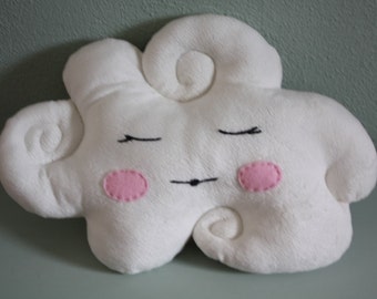 Cloud soft toy, plush, pillow, Handmade stuffed baby toy, kids room decor, baby shower, baby pillow kids, accessories