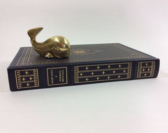 Vintage Brass Whale Paperweight