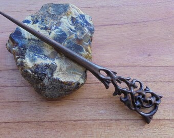 1 Prong Wood Hair Sticks,Hair Pin, Hair Fork, Hair Accessories HS67