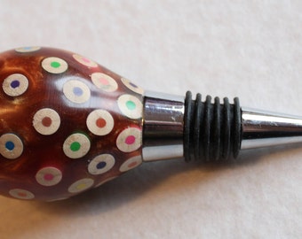 Coloured Pencil Bottle Stopper