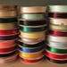 Vintage 1 LB Ribbon Lot - 30 Rolls - 240+ yards - Sewing Craft Scrap Booking Gift Wrap - Polyester & Nylon - 1/8", 3/16", 1/4", 3/8" widths