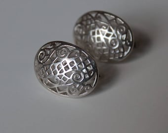 Filigree Sterling Silver Earrings